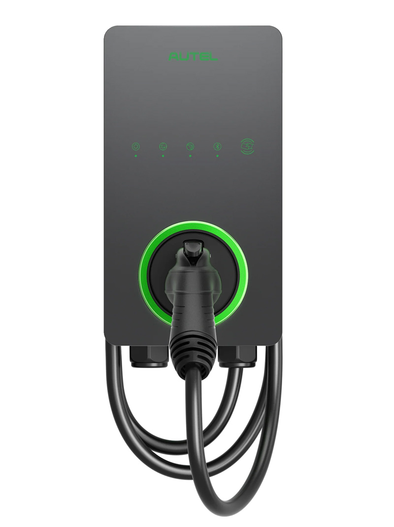 Borne de recharge Autel MaxiCharger AC Lite Home 50A – vue de face