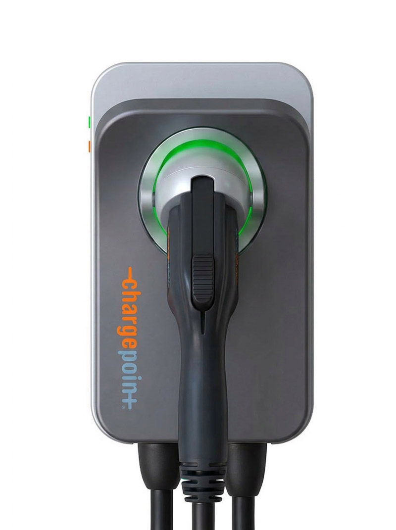 Borne de recharge ChargePoint Home Flex 50A – vue de face