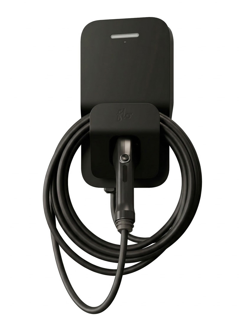 Borne de recharge FLO Maison X8 80A – vue de face